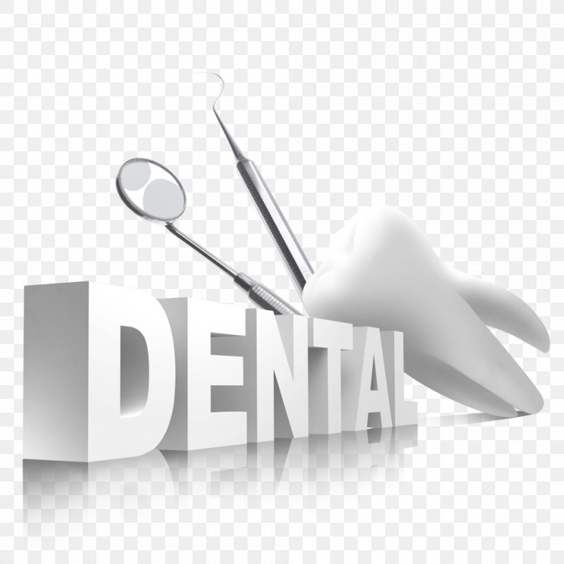Dentistry Dental Surgery, PNG, 1000x1000px, Dentistry, Black And White, Brand, Crown, Dental Public Health Download Free
