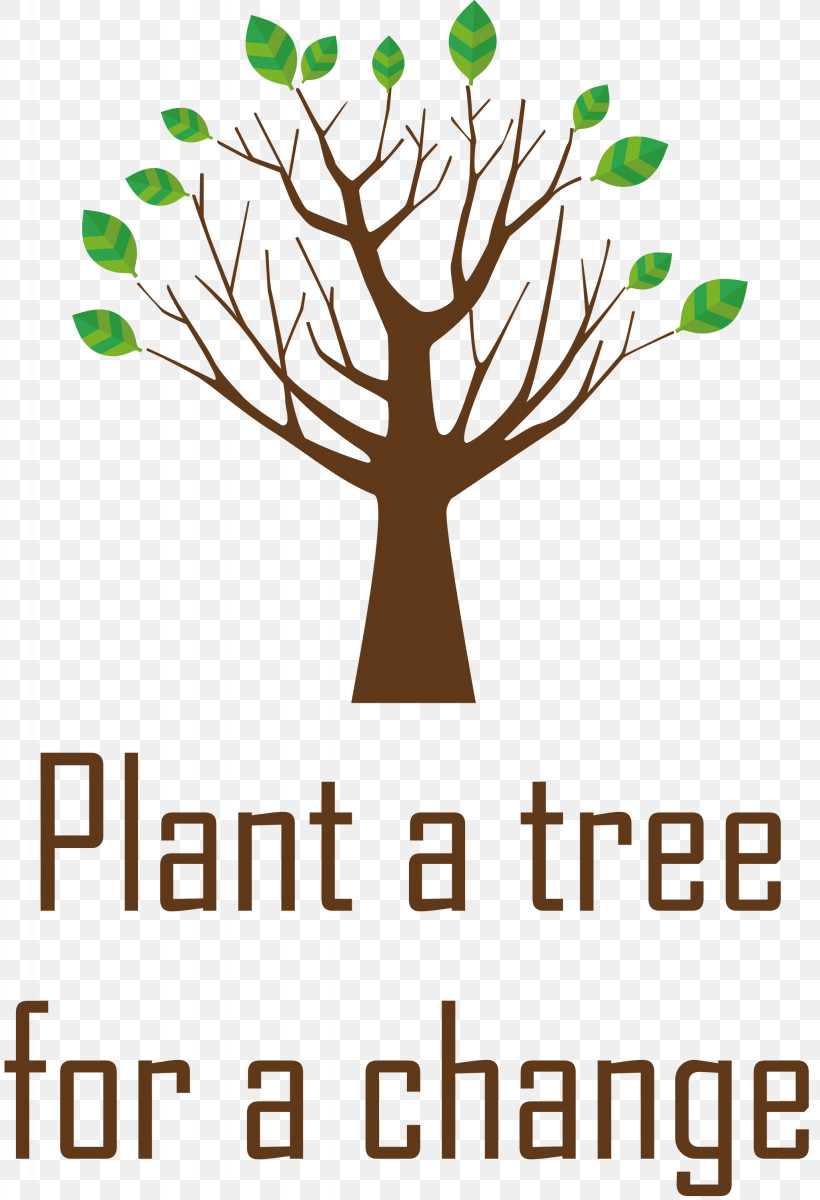 Plant A Tree For A Change Arbor Day, PNG, 2049x3000px, Arbor Day, Broadleaved Tree, Flower, Leaf, Logo Download Free