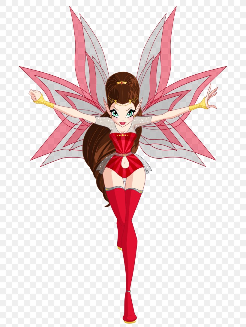 Fairy Animated Cartoon Figurine, PNG, 732x1090px, Watercolor, Cartoon, Flower, Frame, Heart Download Free
