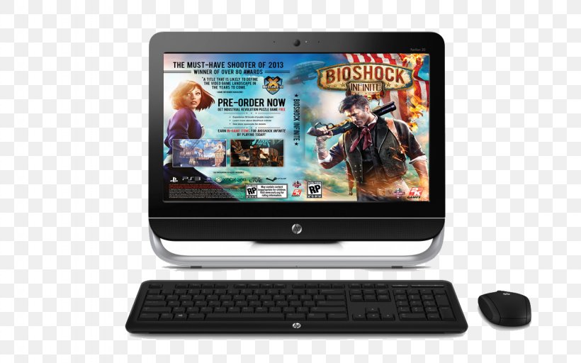 Laptop BioShock Infinite Personal Computer Computer Hardware Output Device, PNG, 1280x800px, Laptop, Aspyr, Bioshock, Bioshock Infinite, Computer Download Free