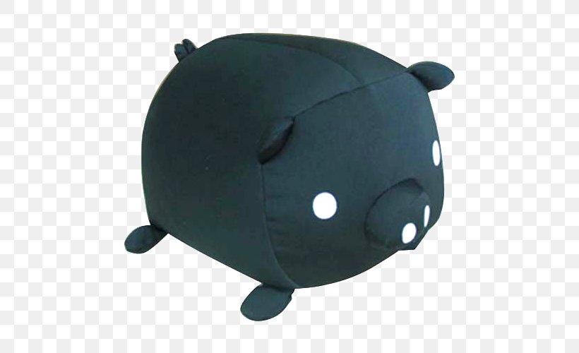 black pig stuffed animal