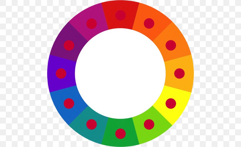 Color Wheel Color Theory Hue Primary Color, PNG, 500x500px, Color Wheel, Analogous Colors, Area, Color, Color Space Download Free