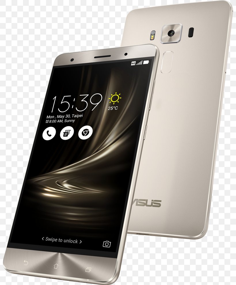 华硕 ZenFone 3 Deluxe ZS550KL ASUS Qualcomm Snapdragon Smartphone, PNG, 800x990px, Asus, Android, Asus Zenfone, Cellular Network, Communication Device Download Free