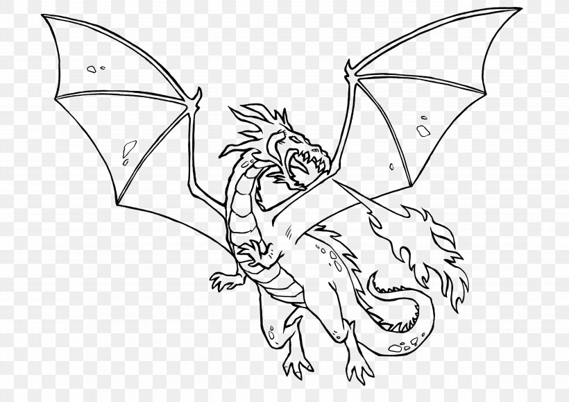 Ausmalbild Dragon Knight Legendary Creature Fairy Tale, PNG, 3508x2480px, Ausmalbild, Adibide, Artwork, Black And White, Castle Download Free