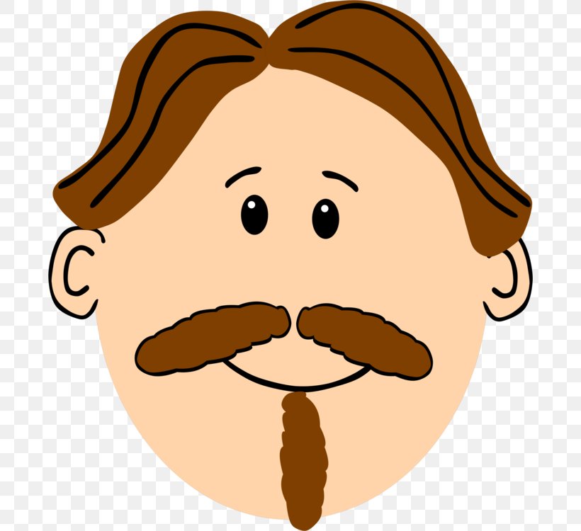 Clip Art Moustache Openclipart Hair Free Content, PNG, 684x750px, Moustache, Beard, Cartoon, Cheek, Chin Download Free