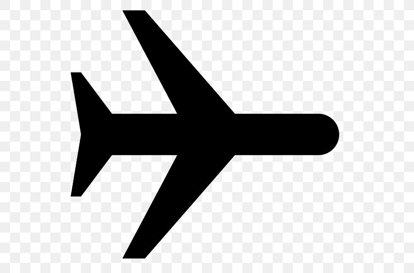 Airplane Clip Art, PNG, 540x540px, Airplane, Air Travel, Aircraft, Black And White, Monochrome Photography Download Free