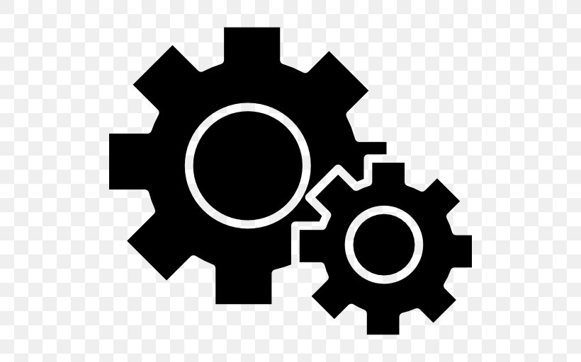 Business, PNG, 512x512px, Business, Black And White, Gear, Hardware Accessory, Industry Download Free