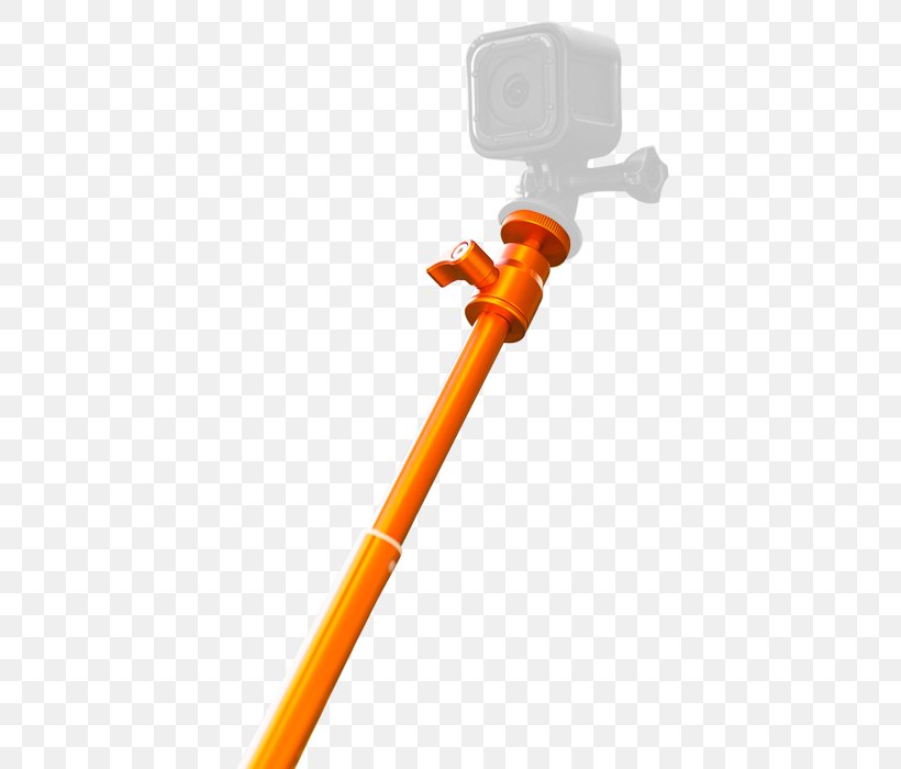 Selfie Stick GoPro Techoza Bastone, PNG, 600x700px, Selfie Stick, Bastone, Gopro, Hardware, Orange Download Free