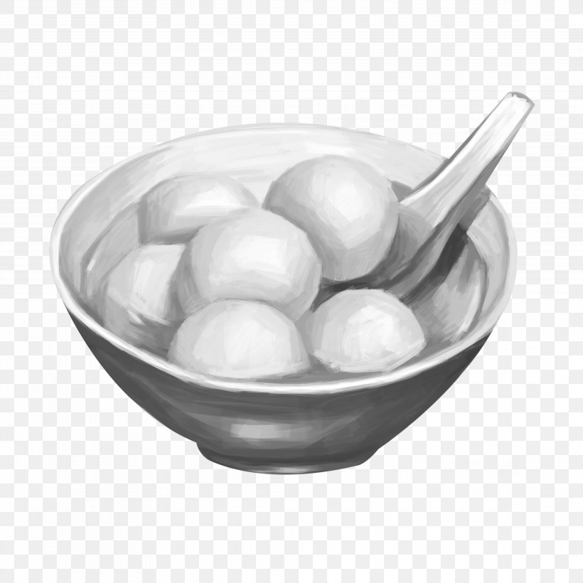 Tangyuan Chinese Cuisine Lantern Festival Drawing Painting, PNG