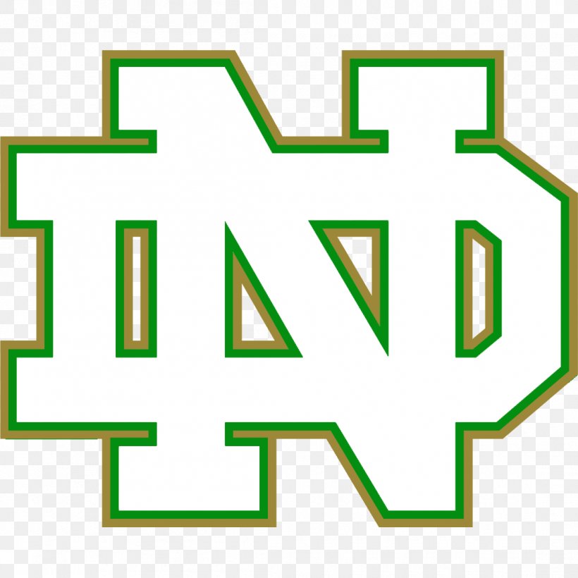 University Of Notre Dame Notre Dame Fighting Irish Men's Basketball Notre Dame Fighting Irish Football Notre Dame Fighting Irish Women's Basketball Logo, PNG, 1105x1105px, University Of Notre Dame, American Football, Area, Brand, Green Download Free