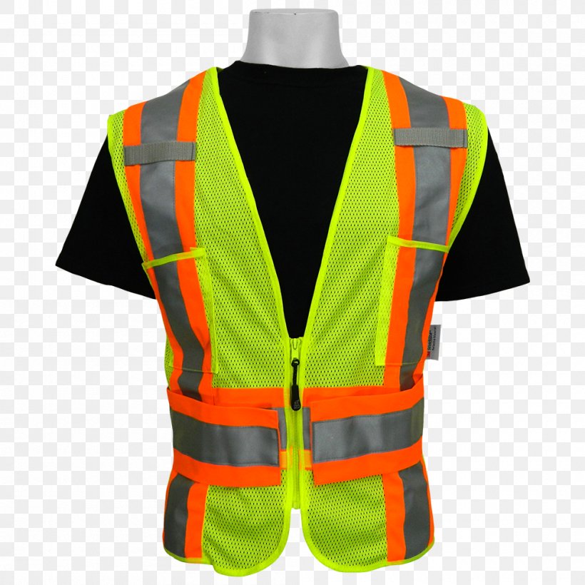 Gilets High-visibility Clothing Sleeve, PNG, 1000x1000px, Gilets, Clothing, High Visibility Clothing, Highvisibility Clothing, Outerwear Download Free