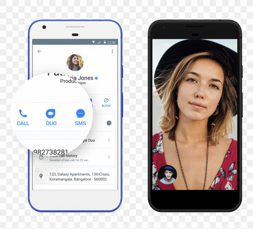 Google Duo Truecaller Videotelephony, PNG, 1024x928px, Google Duo, Android, Beeldtelefoon, Communication Device, Electronic Device Download Free