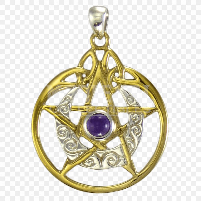 Amethyst Charms & Pendants Pentacle Pentagram Gold, PNG, 850x850px, Amethyst, Amulet, Body Jewelry, Charms Pendants, Colored Gold Download Free