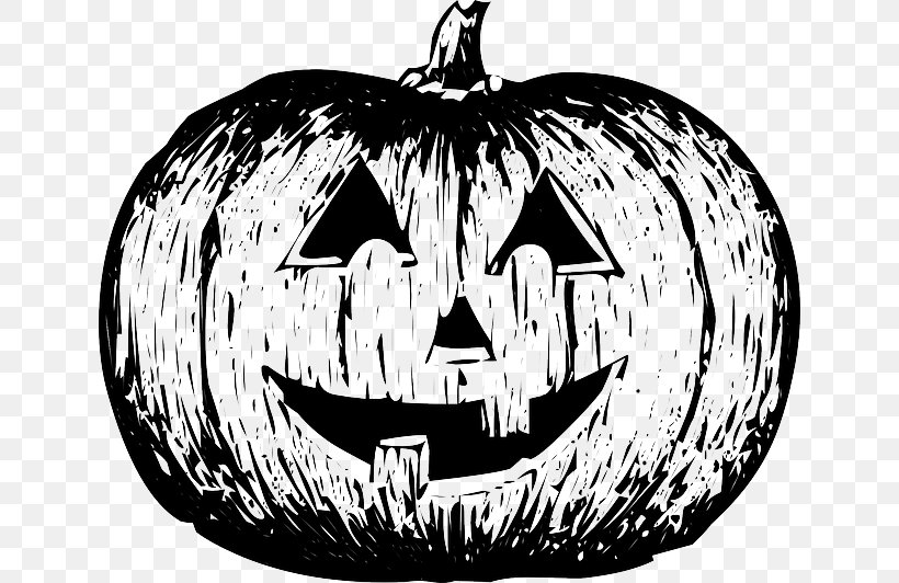 Jack-o'-lantern Pumpkin Drawing Carving Clip Art, PNG, 640x532px, Pumpkin, Black And White, Calabaza, Carving, Cucurbita Download Free