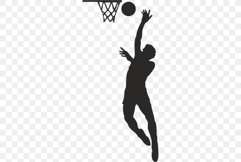 Basketball Player Slam Dunk Sport Jumpman, PNG, 550x550px, Basketball, Arm, Athlete, Basketball Player, Black Download Free