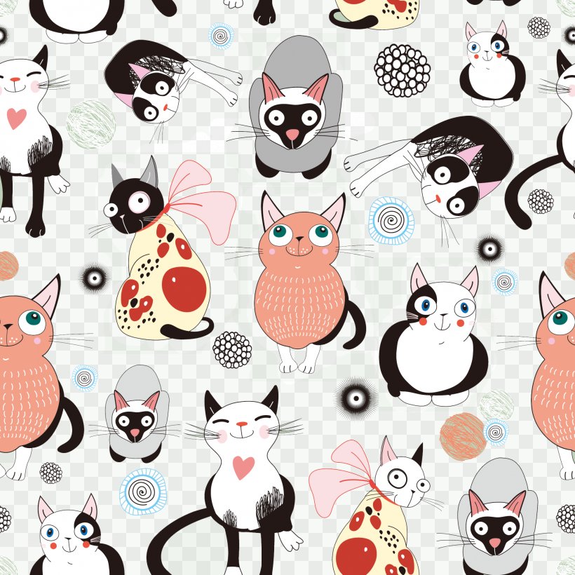 Cat Cartoon Wallpaper, PNG, 2007x2007px, Cat, Animation, Art, Cartoon, Drawing Download Free