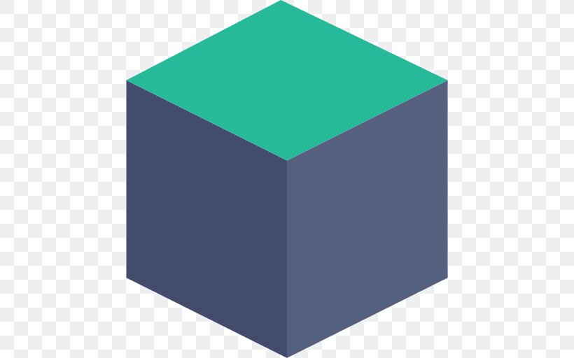 Cube Three-dimensional Space Square, PNG, 512x512px, 3d Modeling, 3d Printing, Cube, Aqua, Blue Download Free