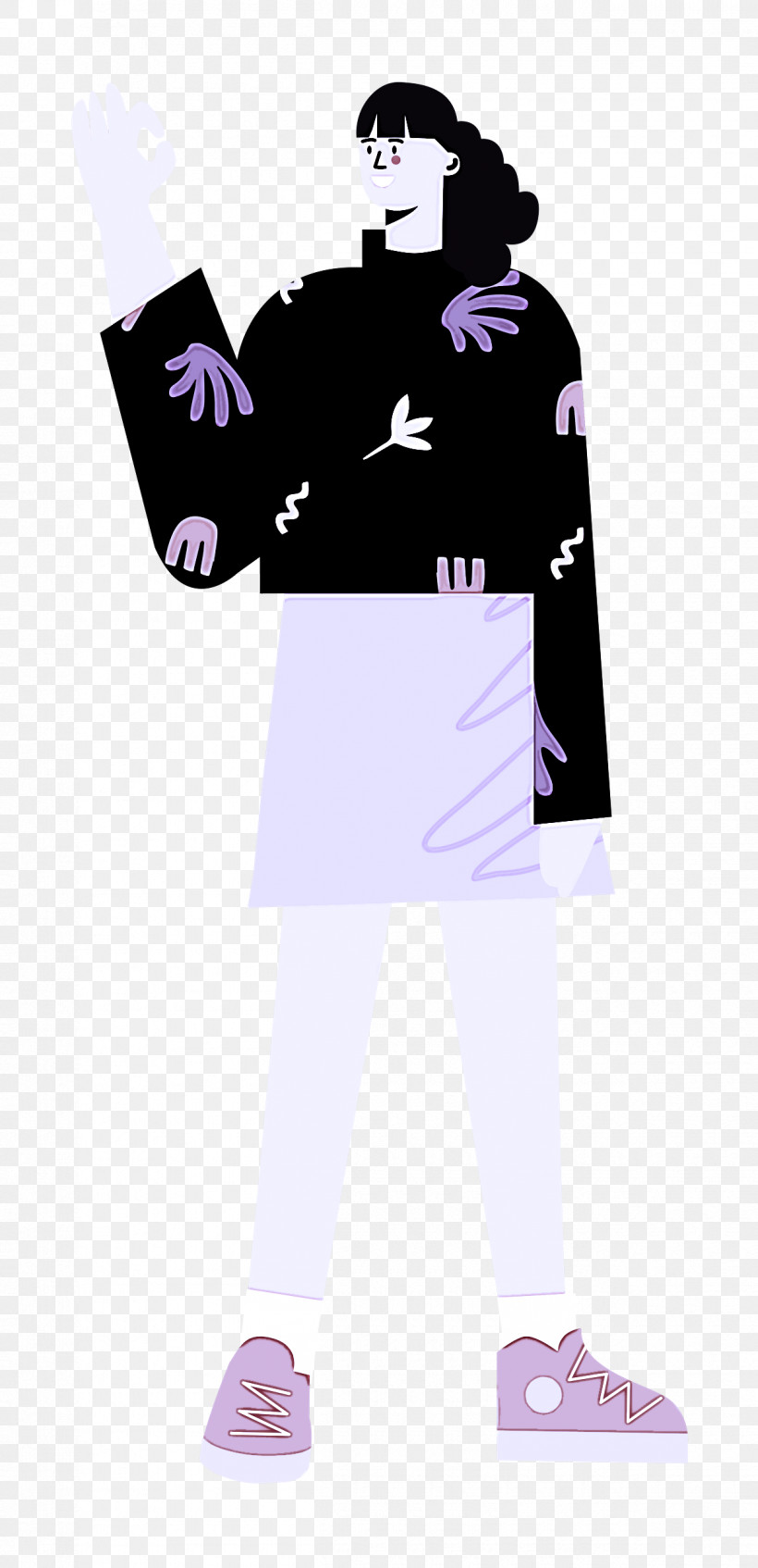 Standing Skirt Woman, PNG, 1210x2500px, Standing, Black And White, Cartoon, Drawing, Painting Download Free