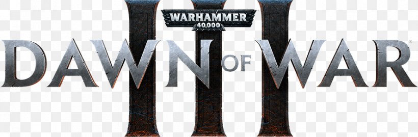 Warhammer 40,000: Dawn Of War III Warhammer 40,000: Space Marine Warhammer 40,000: Dawn Of War – Soulstorm, PNG, 888x292px, Warhammer 40000 Dawn Of War Iii, Brand, Games Workshop, Logo, Realtime Strategy Download Free