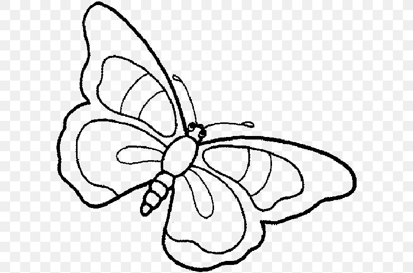 Butterfly Coloring Book Child Drawing Kleurplaat, PNG, 600x542px, Butterfly, Animal, Area, Art, Artwork Download Free