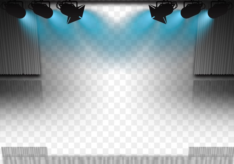 stage lights background clipart