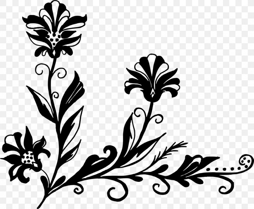 Flower Floral Design Clip Art, PNG, 1024x846px, Flower, Art, Black And White, Branch, Flora Download Free
