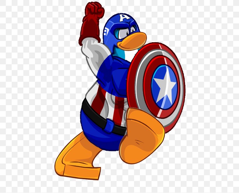 Captain America Club Penguin Superhero Hulk, PNG, 532x661px, Captain America, Cartoon, Club Penguin, Fictional Character, Headgear Download Free