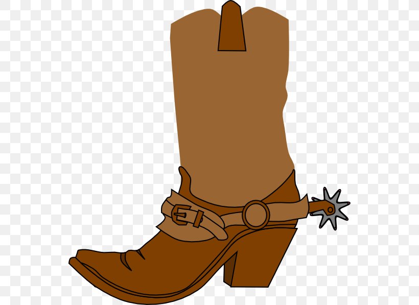 Cowboy Boot Cowboy Hat Clip Art, PNG, 552x597px, Cowboy Boot, Boot, Brown, Cartoon, Cowboy Download Free