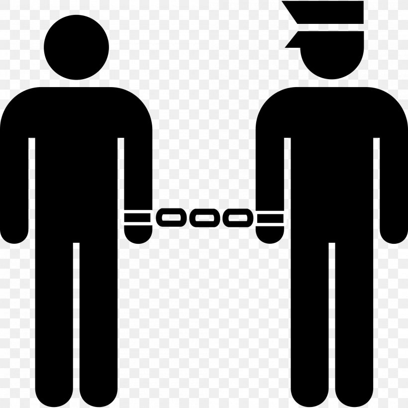 Arrest Police Officer Clip Art, PNG, 2000x2000px, Arrest, Arrest Warrant, Black And White, Brand, Communication Download Free