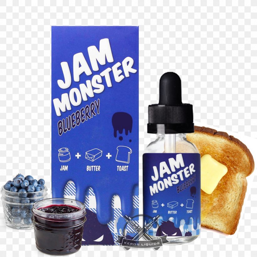 Juice Toast Electronic Cigarette Aerosol And Liquid Jam, PNG, 1000x1000px, Juice, Apple, Blueberry, Bread, Butter Download Free