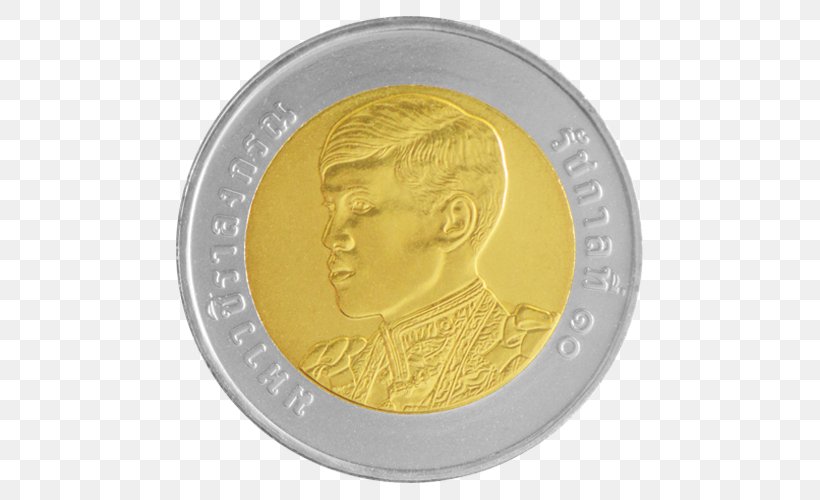 The Treasury Department Government Of Thailand Chakri Dynasty Thailand Ministry Of Finance Ten-baht Coin, PNG, 500x500px, Government Of Thailand, Bronze Medal, Cabinet Of Thailand, Chakri Dynasty, Chakri Memorial Day Download Free