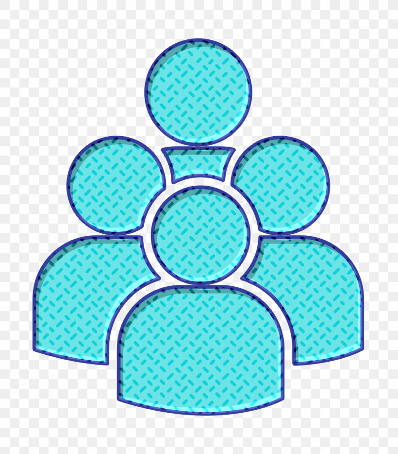 Group Icon Humans 3 Icon Group Of Users Silhouette Icon, PNG, 1092x1244px, Group Icon, Aqua, Circle, Humans 3 Icon, Teal Download Free