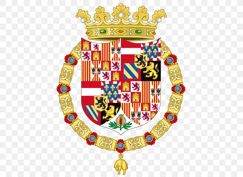 House Symbol, PNG, 460x599px, Coat Of Arms, Blazon, Charles Ii Of Spain, Charles V Holy Roman Emperor, Coat Of Arms Of The King Of Spain Download Free