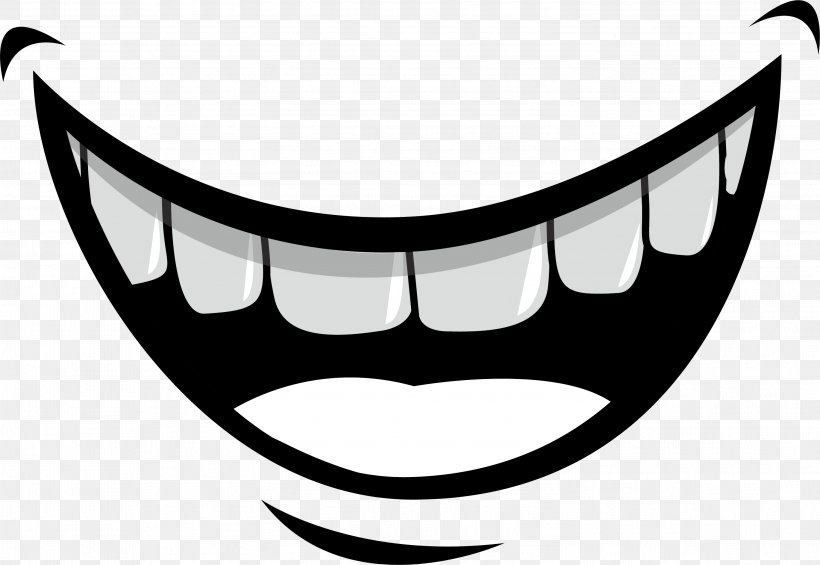 Mouth Lip Tooth Illustration, PNG, 3001x2068px, Mouth, Black And White, Cartoon, Clip Art, Dentistry Download Free