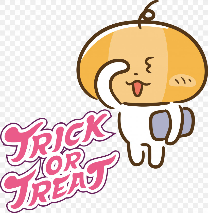 TRICK OR TREAT Happy Halloween, PNG, 2930x3000px, Trick Or Treat, Abstract Art, Drawing, Happy Halloween, Speech Balloon Download Free