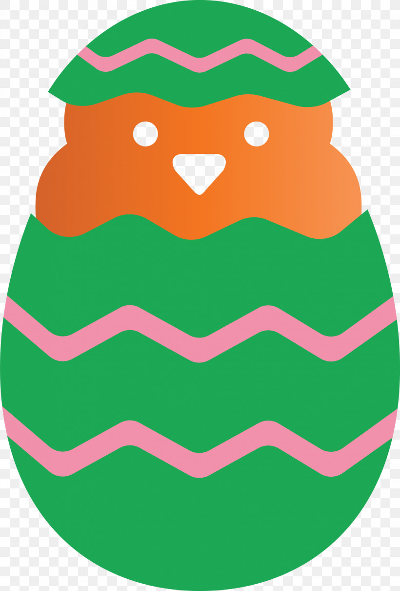 Chick In Egg Happy Easter Day, PNG, 2033x3000px, Chick In Egg, Cartoon, Green, Happy Easter Day Download Free