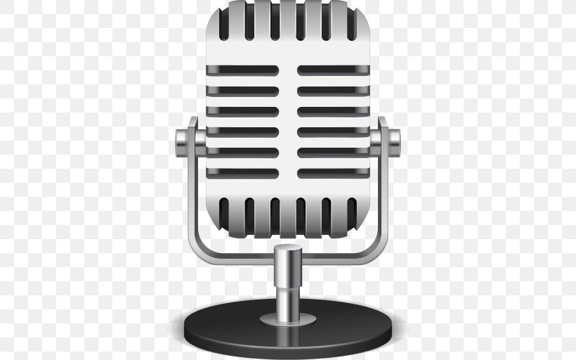 Microphone Download, PNG, 512x512px, Microphone, Audio, Audio Equipment, Chair, Podcast Download Free