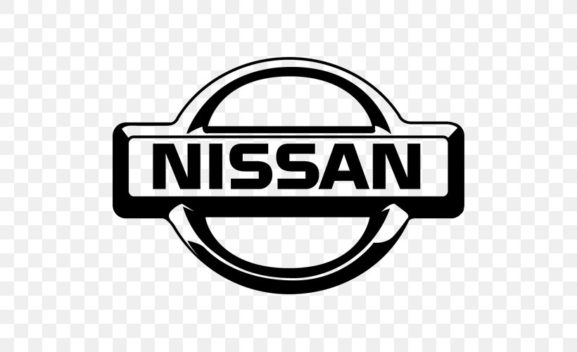 Nissan Almera Tino Car Logo Nissan Altima, PNG, 500x500px, Nissan, Area, Automotive Design, Black And White, Brand Download Free