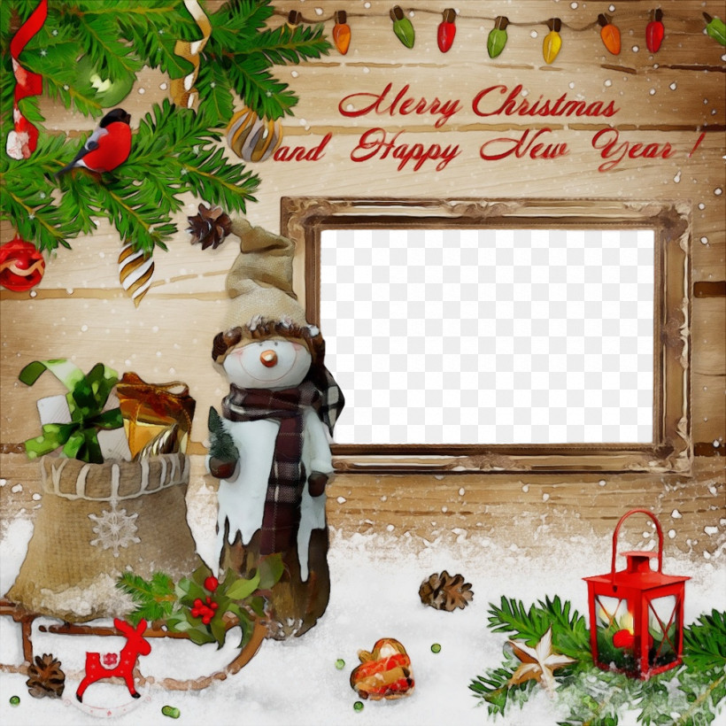 Picture Frame, PNG, 1000x1000px, Watercolor, Christmas, Christmas Eve, Event, Fir Download Free