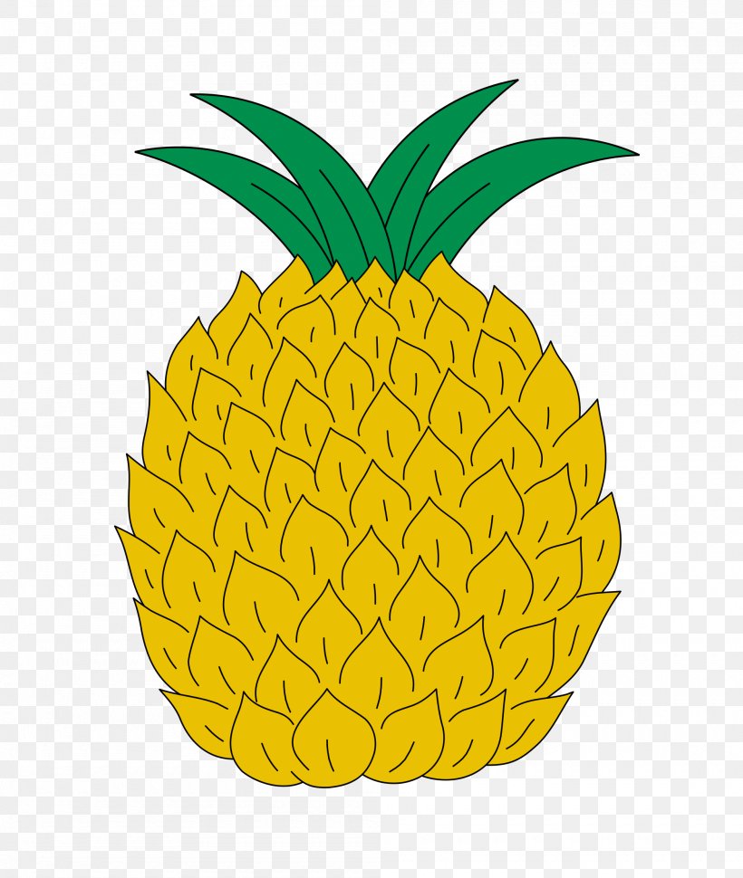 Pineapple Tropical Fruit Coat Of Arms Clip Art, PNG, 2000x2366px, Pineapple, Ananas, Bromeliaceae, Coat Of Arms, Commodity Download Free
