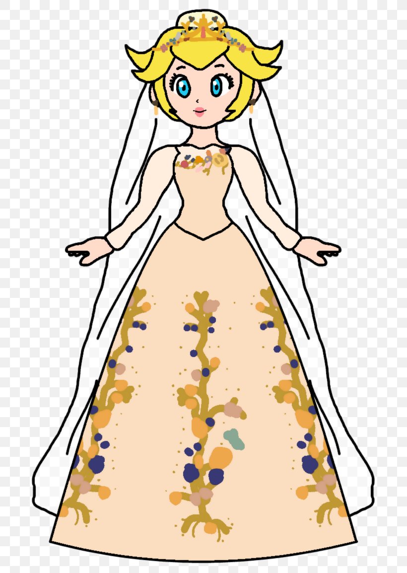 Princess Peach Wedding Dress Super Mario Odyssey Clothing, PNG, 749x1154px, Princess Peach, Art, Artwork, Ball Gown, Clothing Download Free