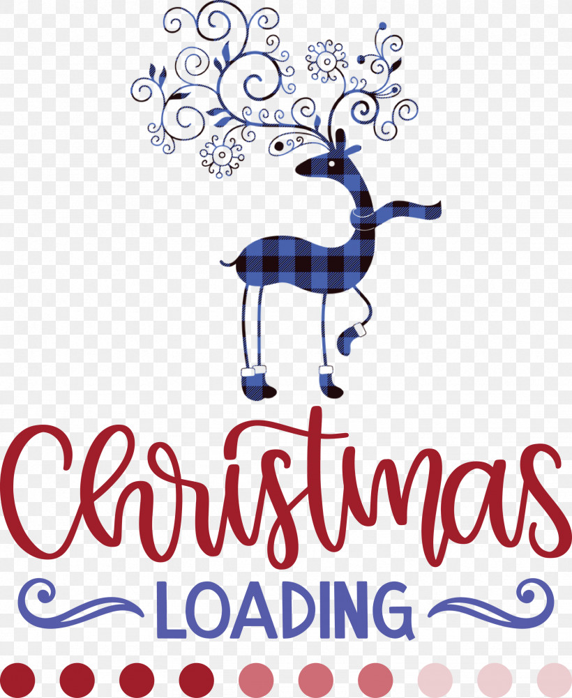 Christmas Loading Christmas, PNG, 2457x3000px, Christmas Loading, Christmas, Deer, Line, Logo Download Free