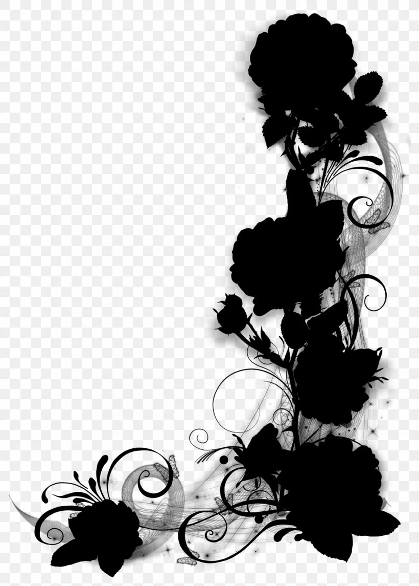 Clip Art Borders And Frames Illustration Silhouette Design, PNG, 1145x1600px, Borders And Frames, Art, Black Hair, Blackandwhite, Decoupage Download Free