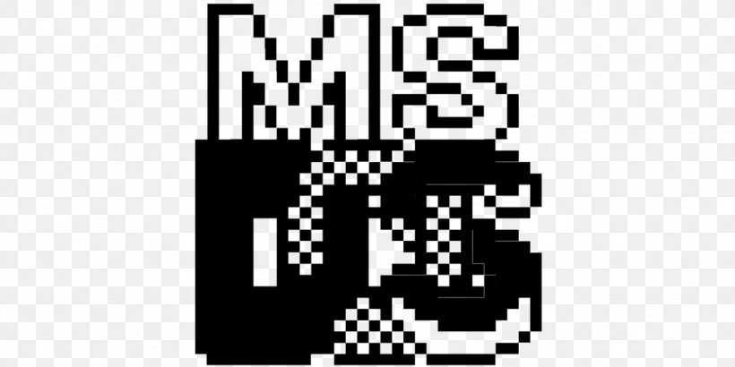 MS-DOS Microsoft Disk Operating System Operating Systems, PNG, 1024x512px, Msdos, Basic, Black, Black And White, Brand Download Free