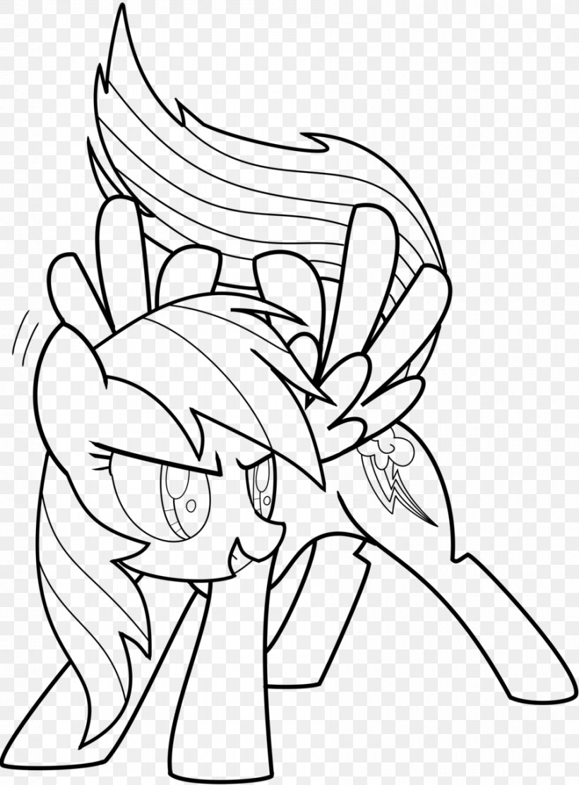 Rainbow Dash Pinkie Pie Rarity Coloring Book Pony, PNG, 900x1221px, Watercolor, Cartoon, Flower, Frame, Heart Download Free