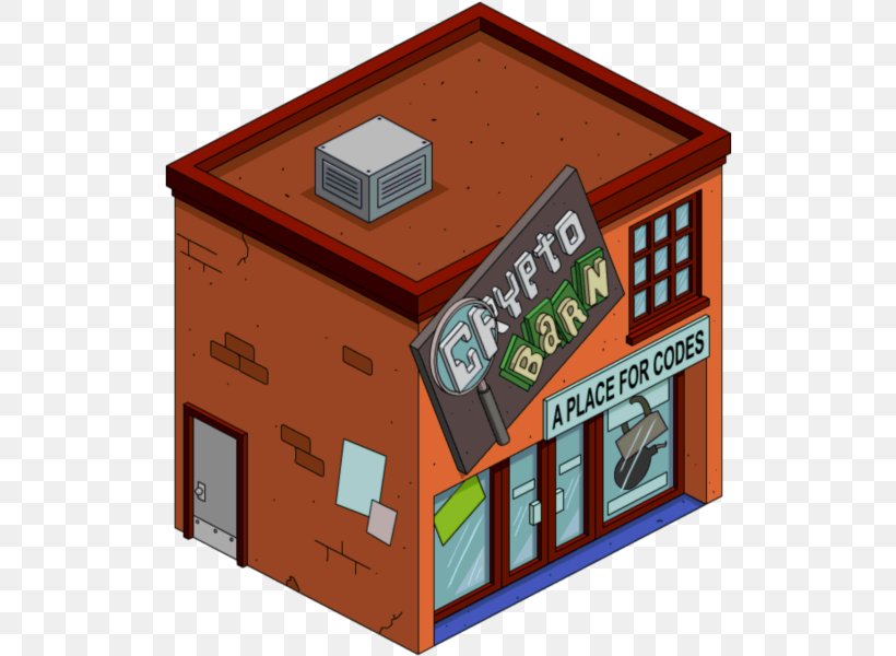 The Simpsons: Tapped Out The Simpsons Game Cryptocurrency Wikia, PNG, 520x600px, 2016, Simpsons Tapped Out, Building, Cryptocurrency, Facade Download Free