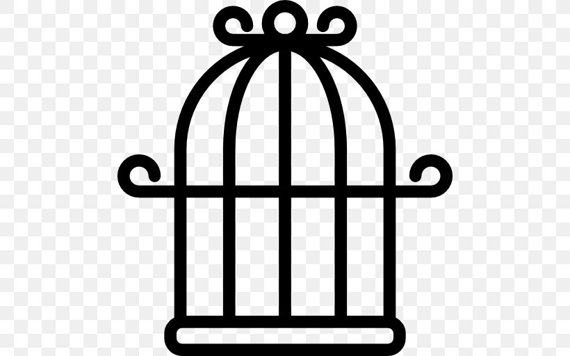 Birdcage Birdcage, PNG, 512x512px, Bird, Area, Birdcage, Black And White, Cage Download Free
