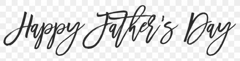 Father's Day Gift Logo Happiness, PNG, 1000x256px, Father, Black And White, Brand, Calligraphy, Gift Download Free