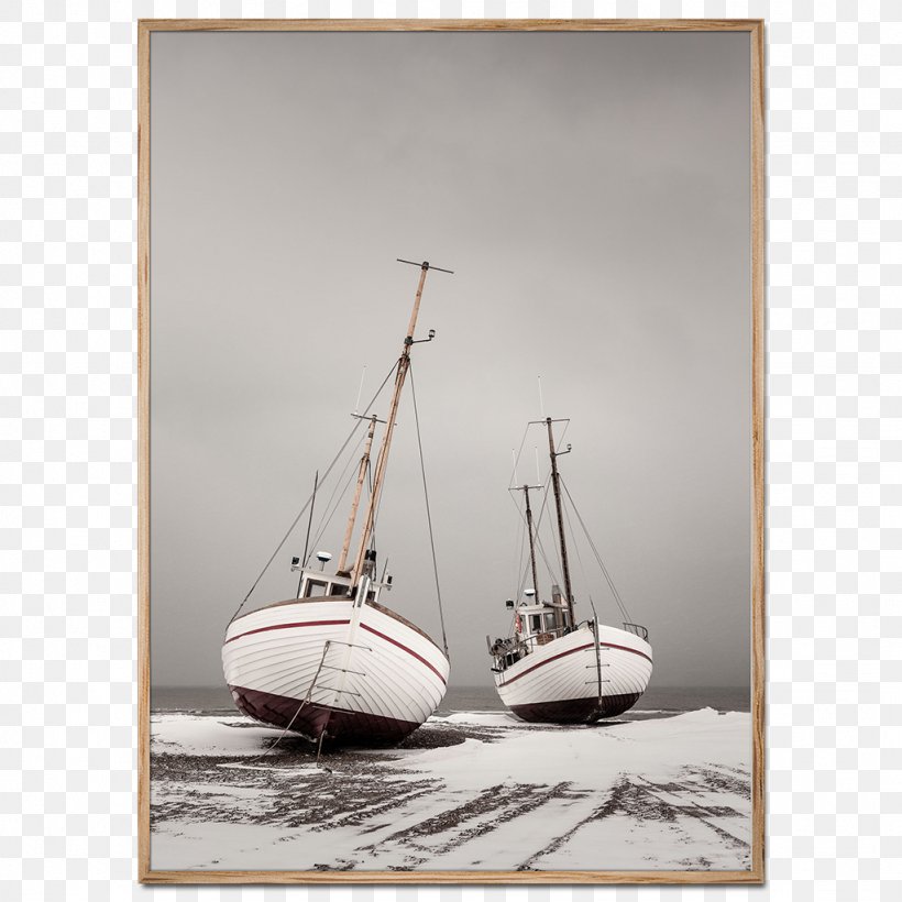 Poster Sail Fiskekutter Photography Paper, PNG, 1024x1024px, Poster, Boat, Calm, Caravel, Clipper Download Free