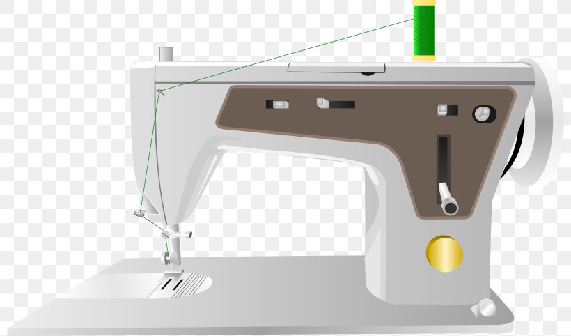 Sewing Machines Clip Art, PNG, 800x482px, Sewing Machines, Handsewing Needles, Machine, Sewing, Sewing Machine Download Free